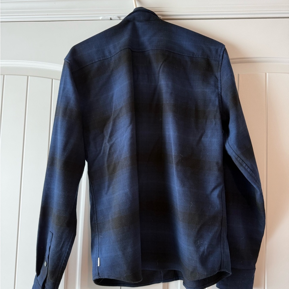 Vuori Blue Coast Long Sleeve Flannel Button Down - Picture 2 of 3